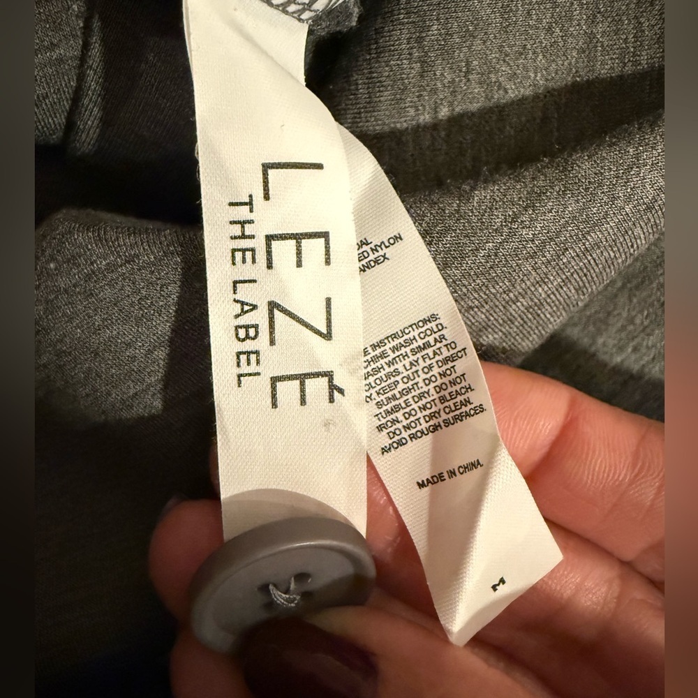 New Leze The Label Womens Set Gray Medium - Picture 14 of 16